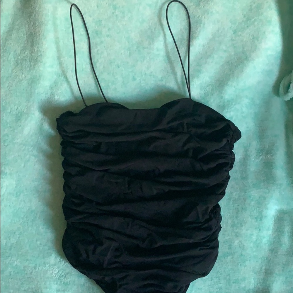 Sexy black bodysuit